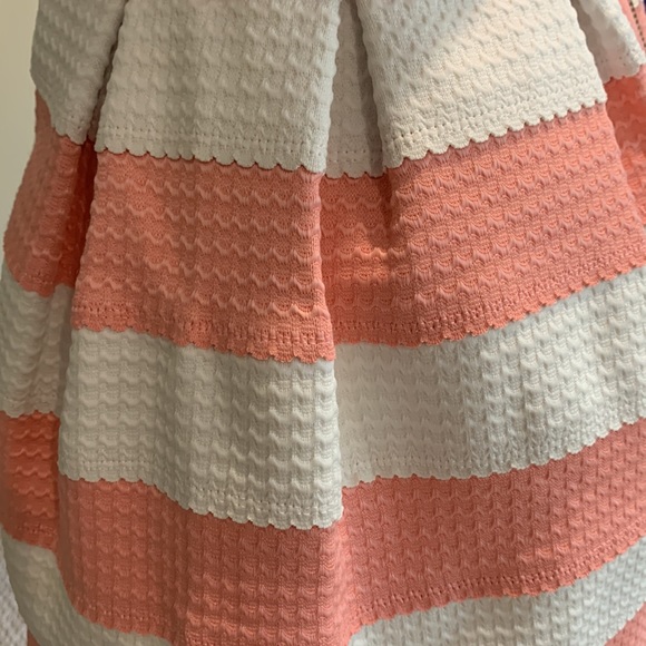 B. Darlin Pink And White Strapless Sundress - Picture 5 of 6